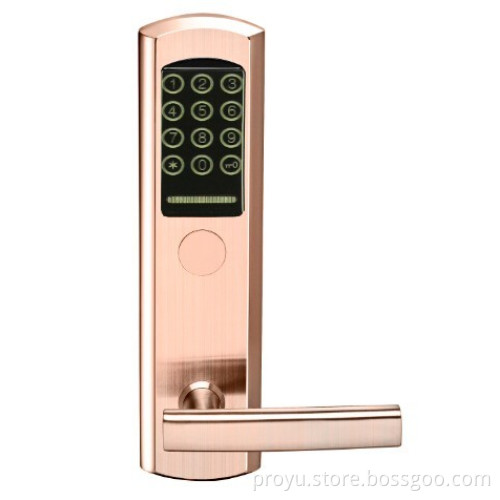 High quality smart card and password electronic security combination door lock